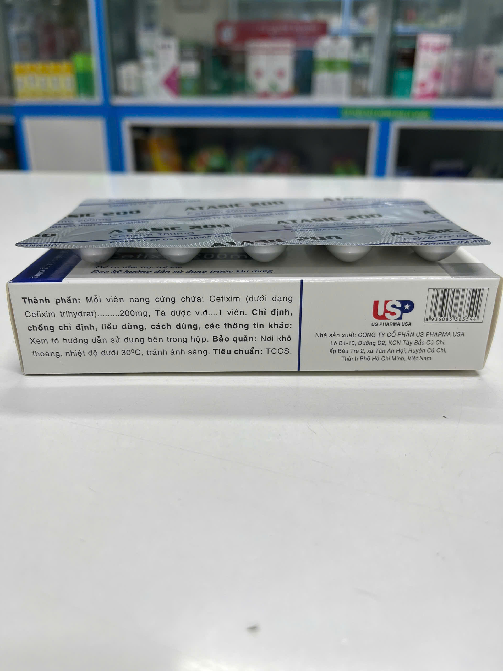 Atasic 200mg USP- điều trị nhiễm trùng đường hô hấp – Khang An Pharmacy ...
